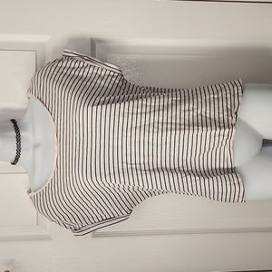 Zara boxy striped tee shirt size S